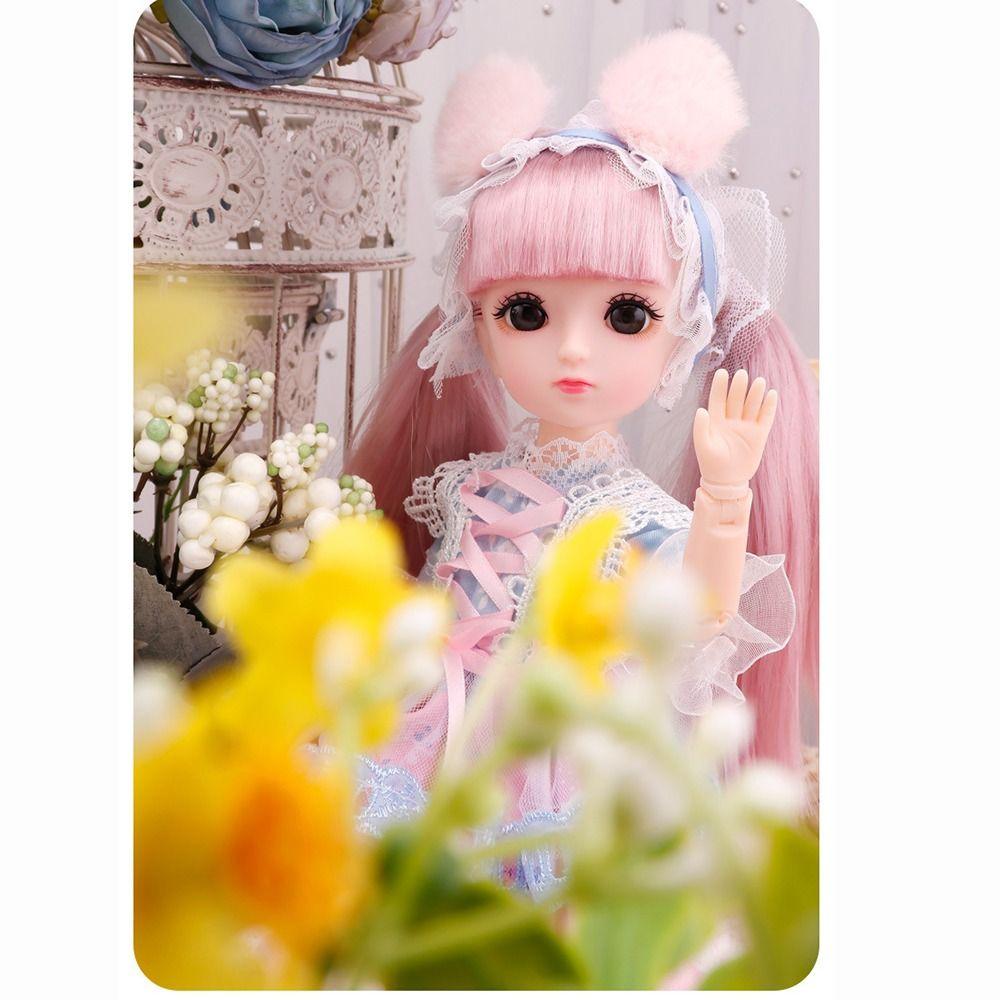 23 bewegliche Gelenkpuppen 30CM 23 bewegliche Gelenkpuppen mit Kleidung Kleid DIY Spielzeugpuppen Mädchen