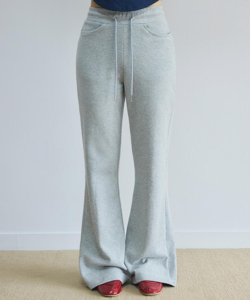 Seulliggeullou Bootcut Logo Training Pants [Gray]