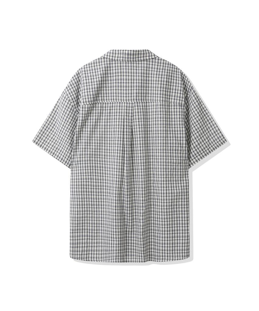 CGP Check Short Sleeve Shirt - Navy