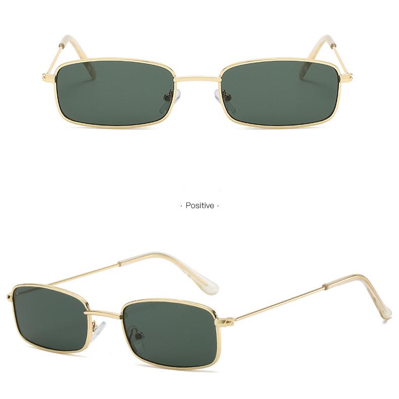 Candy Color Metal Cat Eye Sunglasses UV400 Female Summer Street Eyewear for Women Korea Style