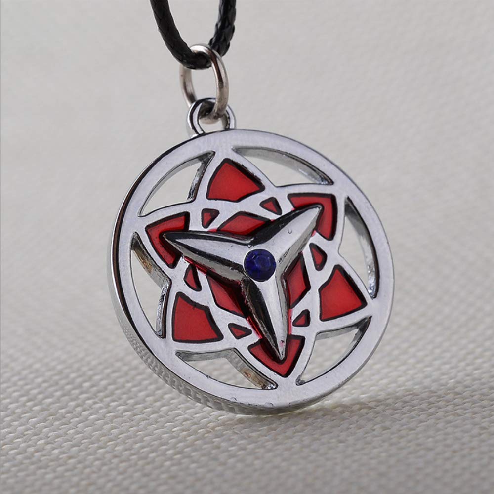 Naruto Dekorative Halskette Ewiges Kaleidoskop Rundes Auge Zeichen Anhänger GEiNNOVA