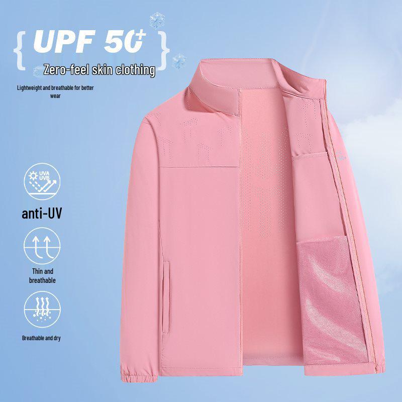 2026 Outdoor UV Protection Lightweight Stand Collar Skin Jacket for Men and Women