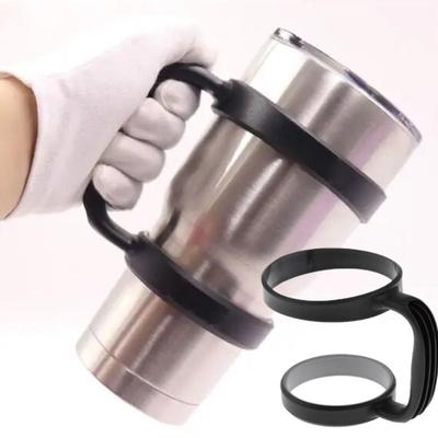 Mug Grip Double Rings Tumbler Cup Handle Durable Plastic Travel Mug Holder Insulated Car Cup Handle 30 Oz Tumbler Cups