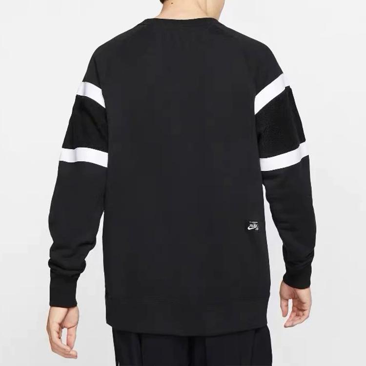 Nike Sb Everett Color Block Crewneck Sweatshirt Men Sweatshirt Black AT3417-010