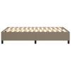 Vidaxl Bed Frame Without Mattress, Taupe, 120X200 Cm, Upholstered