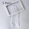 5 párů dámských letních ultratenkých tělových špiček průhledných neviditelných podkolenek