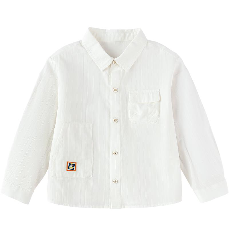 Balabala Kids Long Sleeve Cotton Shirt