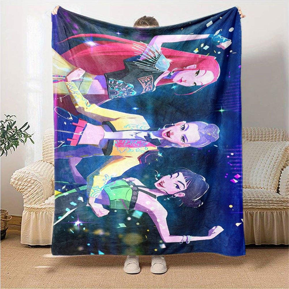 1pc hunter x (14) Blanket Soft Warm Throw for Home, Office, Travel All Season Cozy Bedding Gift, Office Cozy AccessoryB1