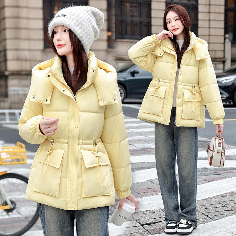 Padded clothes, down padded clothes 2025 winter new fashion loose thickened medium and long thermal padded jacket