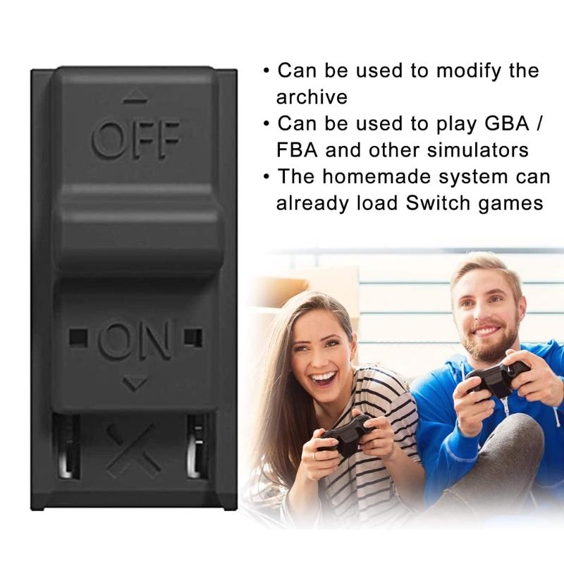 RCM Clip Short Connector,RCM Jig for NS Switch  RCM Tool Recovery Mode(Black Red)