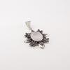 Natura Selenite Gemstone 925 Stamped Silver Jewelry Handmade Women Pendant 1.62" CP-12-45