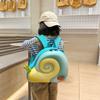Snail Kids Shape Backpack With Waterproof Canvas And Led Flashing Light Gift