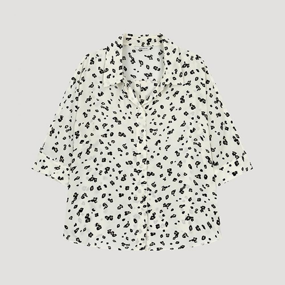 

She S miSS looSe Open Collar Shirt SwwSto22530 Ow off-white/55