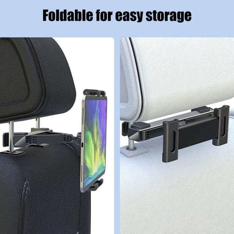 Universal Car Seat Headrest Phone Stand Easy Installation Backseat Car Headrest Holder ABS Vehicle Bracket for Backseat