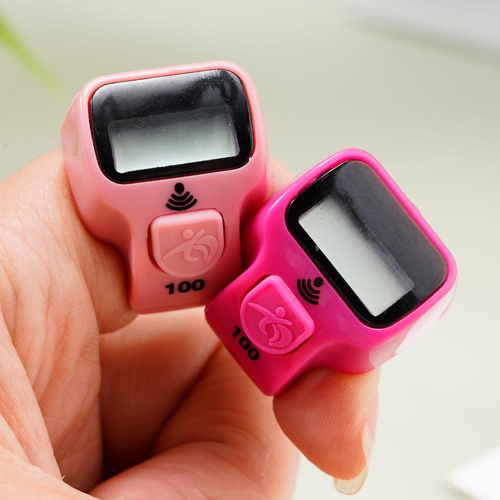 Fitness Electronic Finger Counter Mini Digital Display Hand Tally Counter 5-Digit Number Count Clicker Resettable Clicker 1
