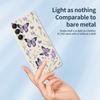 For Samsung Galaxy A16 5G/4G Case Purple Butterflies Pattern Printing Straight Edge TPU Phone Back Cover