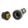 5Pcs Fuse Holders Black Insurance Tube Socket Fuse Holder 10A 250V AC 15A 125V AC for Insurance Panel