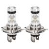 Klaxib 2pcs H4 9003 HB2 LED Motorcycle Headlight Bulb HID High & Low Beam 6500K White Power