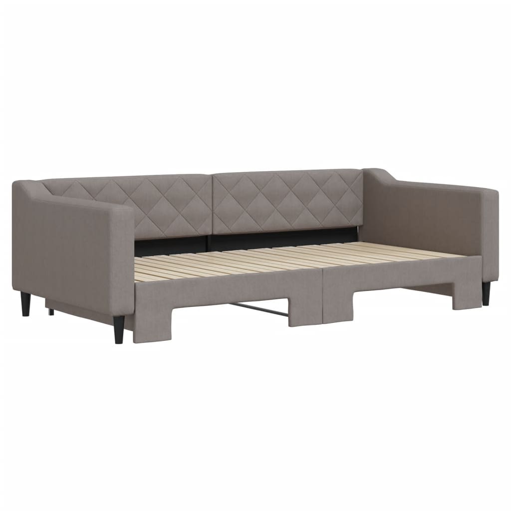 Vidaxl Sofa Rozsuwana, Kolor Taupe, 100X200 Cm, Tkanina