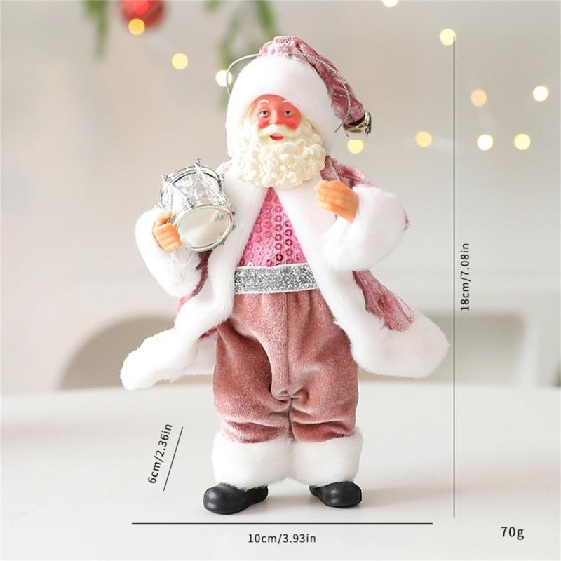 Resin Santa Tabletop Figurine Ornament Festival Holiday Homes Office Decoration For Mantels Or Dining Tabletop