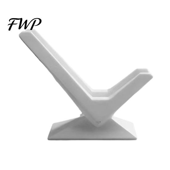 Card Holder With Texture 3D Printed Business Holder, Display Rack, No Burrs Organizer Inclined Design Stand for Office Desk Accessory Durable Case