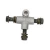 Metall T-Form Bremsleitung T-Stück Buchse Drei-Wege-Verbinder Auto Bremsrohr Fitting für ATV Go-Kart Hydrauliksystem