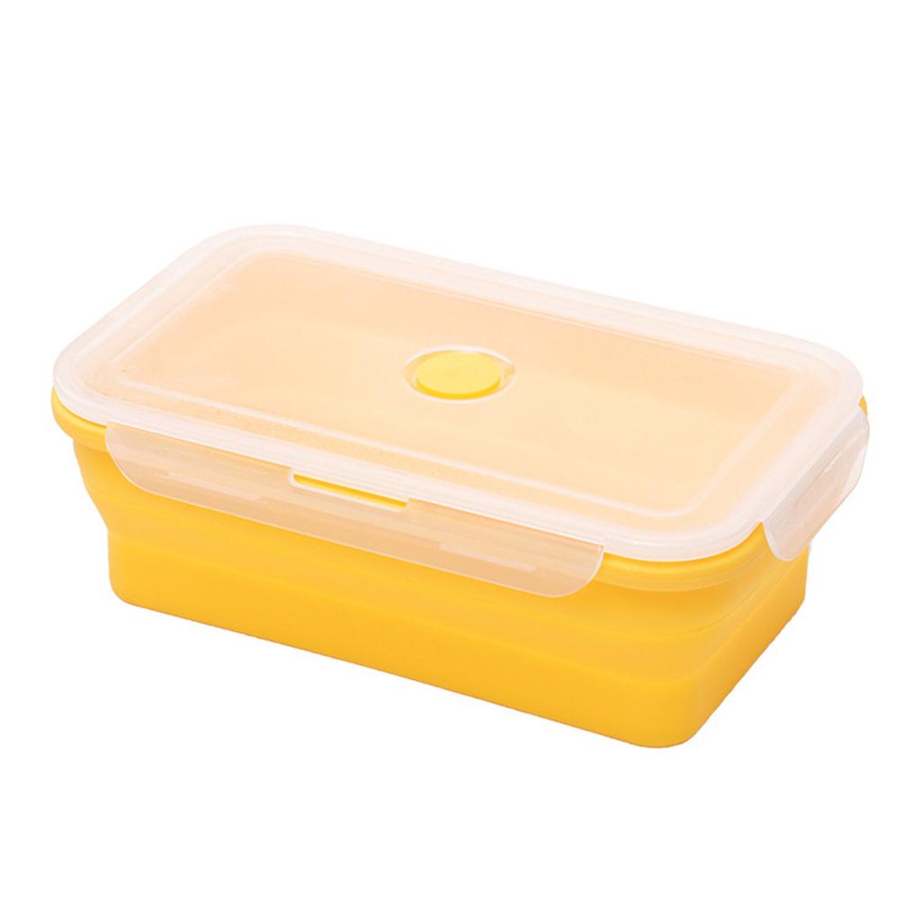 Silicone Folding Bento Box Collapsible Portable Lunch Box for Food Dinnerware Food Container Bowl Lunchbox Tableware