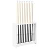 Billiard Cue Stand Particleboard 60 x 20 x 57 cm White
