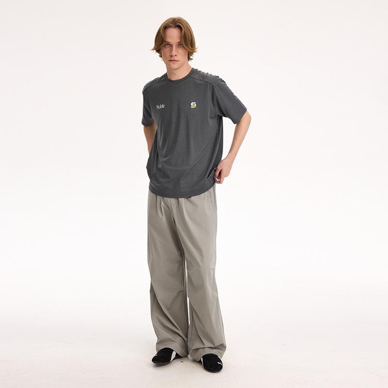 Ladies' Lightweight Waterproof Quick Drying Sun Protection Parachute Pants for Outdoor Hiking and Mountaineering, Loose American Casual Work Pants