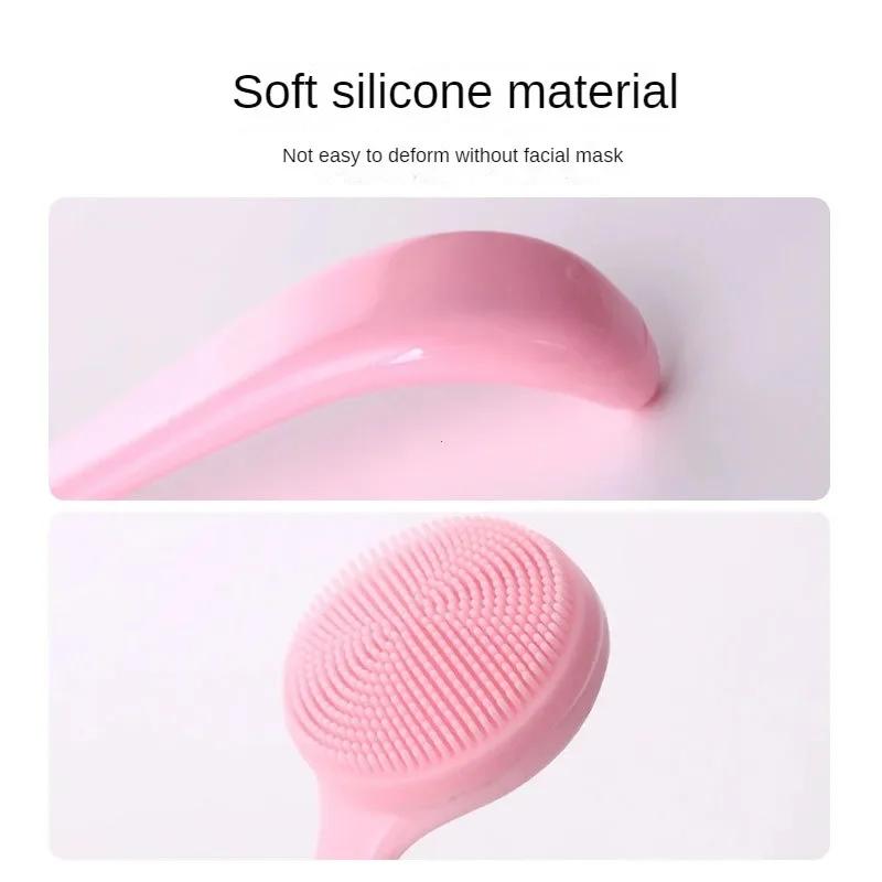 Měkký silikonový štětec na čištění obličeje Odstraňovač make-upu Odstraňovač černých teček Přenosné kosmetické nástroje Čisticí štětce na obličej Beauty