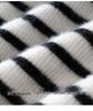 Autumn Winter Striped Round Neck Women's Cashmere Knit Sweater Pullover