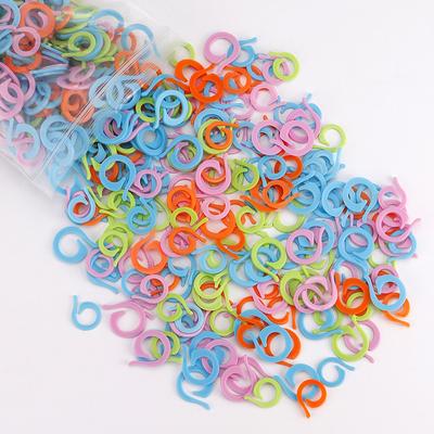 200 stuks Willekeurige Kleurrijke Plastic Openingsmarkering Cirkels, DIY Breien & Haken Markering Teller Gereedschap, Haak Tellen Gesp Markering