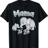 Soon Mama To Be Elephants For Baby Shower Gender Reveal T Shirt