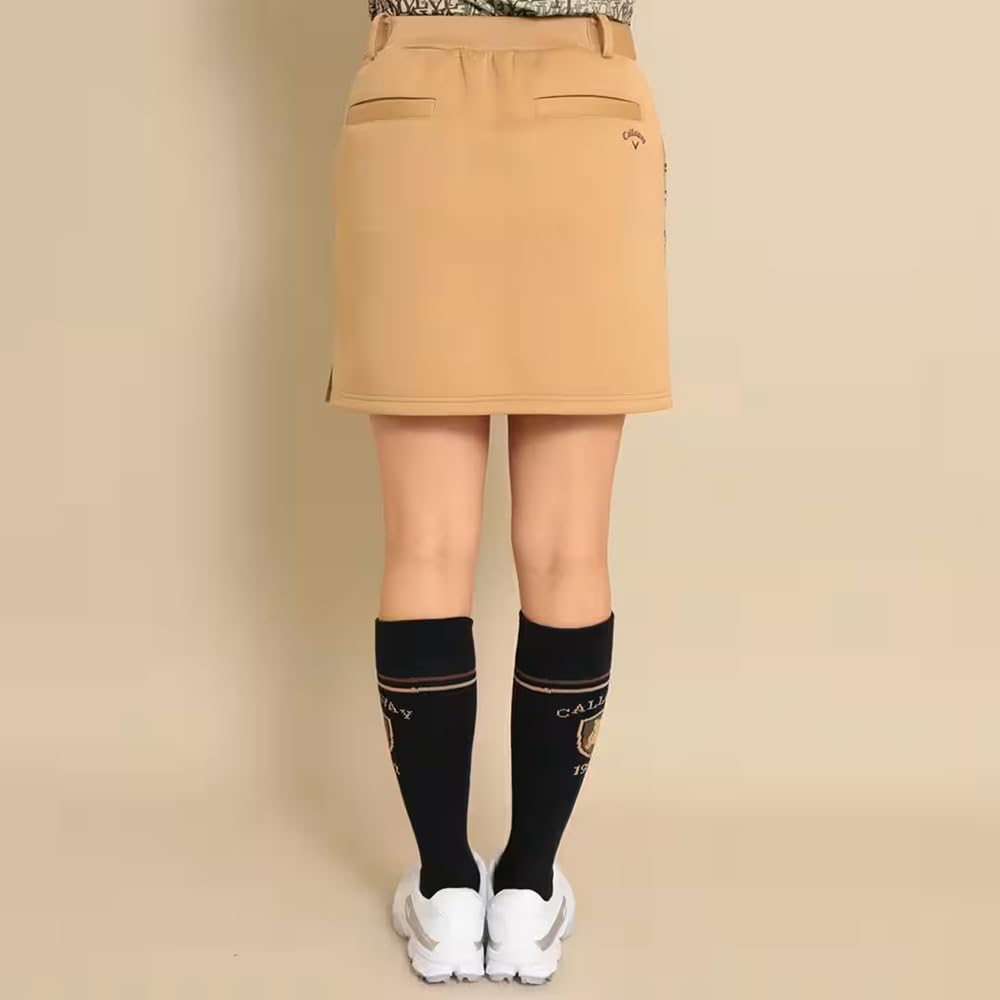 Callaway Pleated Cardboard Knit Skirt Golf C23228202 SS Women's / / 1040_Beige