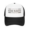 Certified Ham Radio Operator Mesh Golf Hat Caps Outfit For Men Women Adjustable Snapback MeshBack Summer Cooling Hats