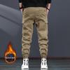Men's American Retro Fleece-Lined Tapered Cargo Pants
