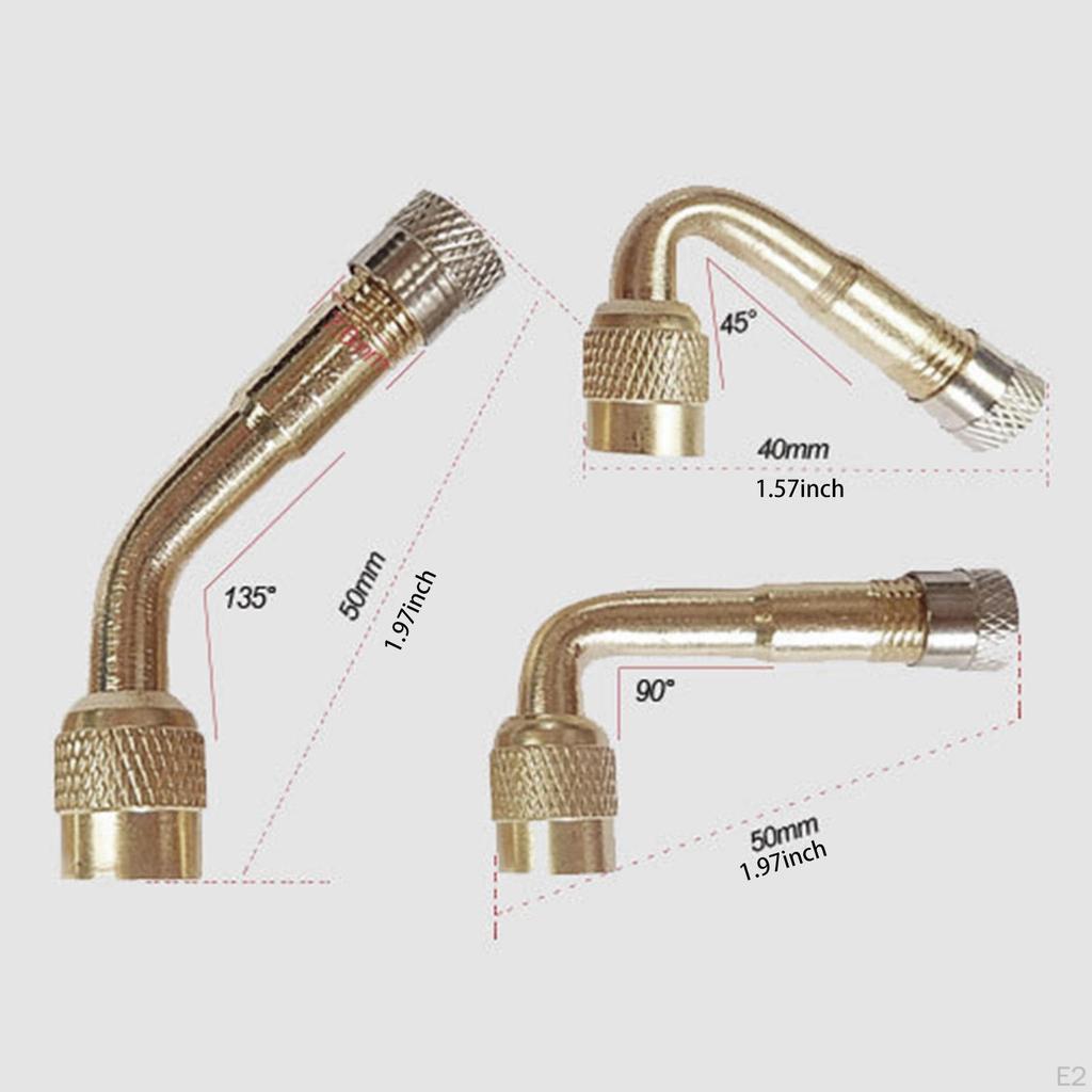 Reifenventilverlängerungs-Set Auto Stange Tragbar Gute Abdichtung Ventilverlängerungen für