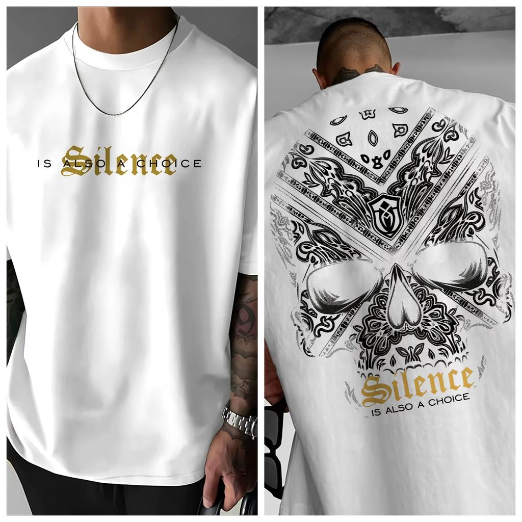 Summer Pattern Printed Tshirt Casual Fashion Harajuku Street Fashion Style Pure Cotton Tshirt Suitable For Both Unisex And Unisex
