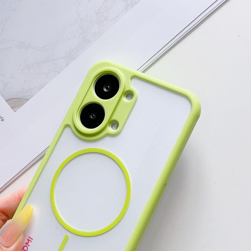 For Magsafe Magnetic Case For Poco X8Pro X8 Pro Max Armor Translucent Wireless Charging Shockproof Cover For Redmi Turbo 5 Max