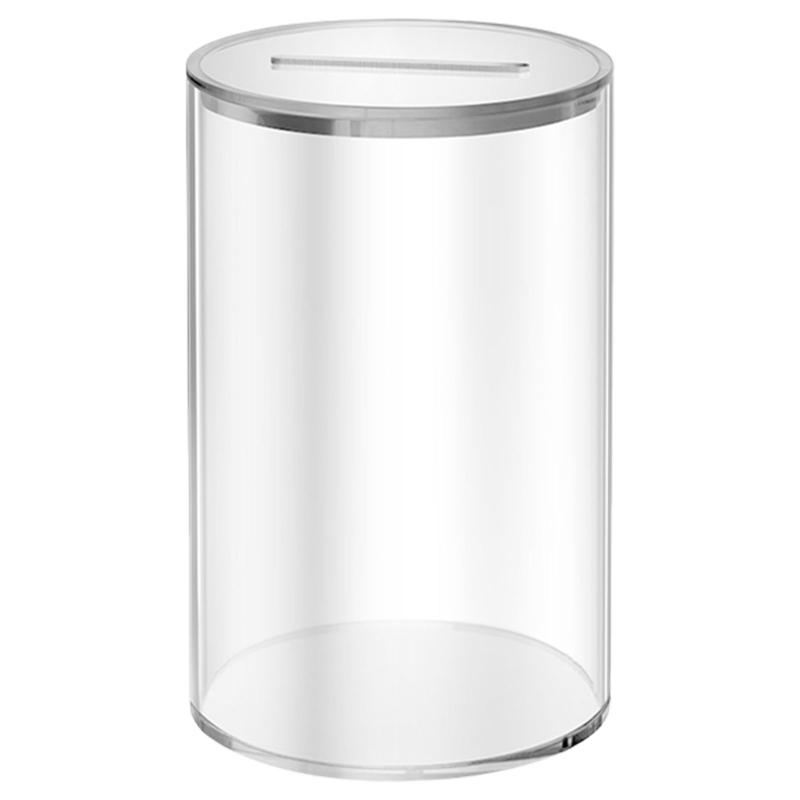 

Modern Acrylic Deposit Box, Clear Piggy Banks User Friendly, Decorative Coin Banks Encourages Saving Habits in Everyone S