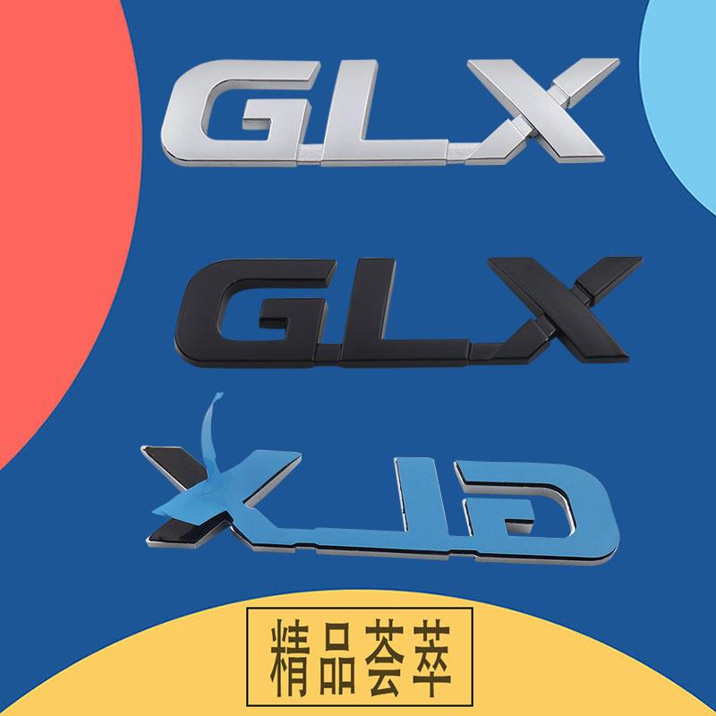 3D Premium GLX GL X for Pajero Montero Lancer Car Engine Hood Fender Trunk Tail Rear Bonnet Decal Emblem Badge Sticker