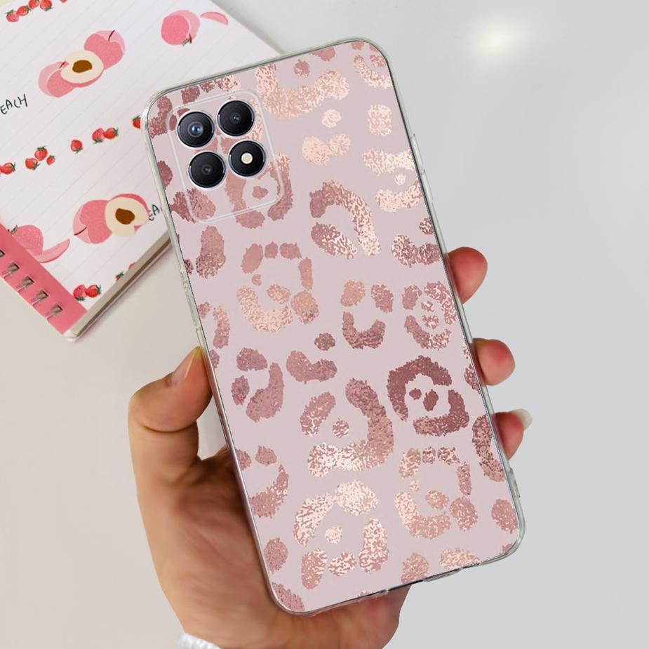 For Realme 8i Case Realme 8 Pro Cute Cartoon Cover Clear Silicone Soft Phone Case For Realme8 Pro Realme 8 5G 8i Back Cover Bags