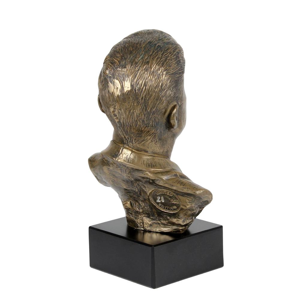 John Fitzgerald Kennedy - marble bust, statuette of a famous person, decoration for office, school, and hotel by the Art-Dog brand