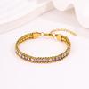Titanium Steel  High-end Sense, Multi-color Light Luxury Zircon  Does Not Fade, High-value Color Diamond-encrusted  for Girls