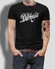 Maglietta con Logo della Band The Darkness Brit Pop, Rock Indie Retro Musica Chitarra Top Tee