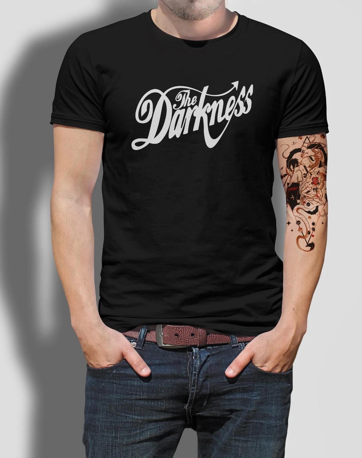 The Darkness Band Logo T-Shirt Brit Pop, Rock Indie Retro  Music Guitar Top Tee XS