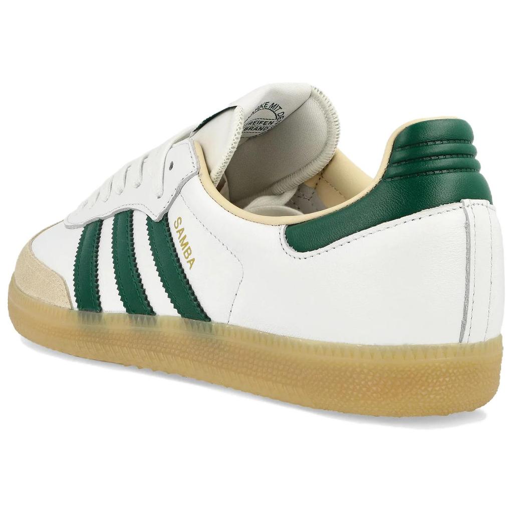 adidas Samba OG White Collegiate Green Gum Unisex Sneakers Cloud-White JS3831