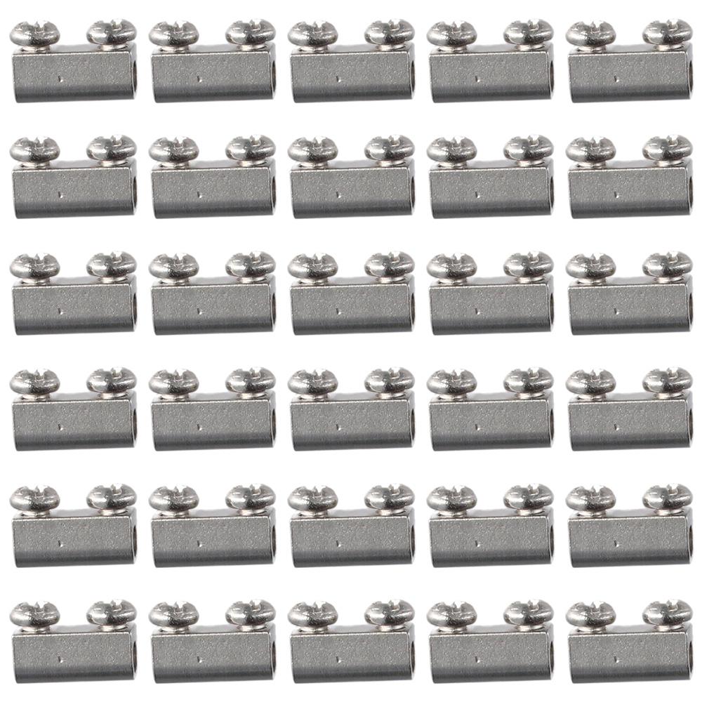 30pcs Stainless Steel Cable Clamps  Wire Locking Buckle Fixing Device Locking Device  Wire Rope