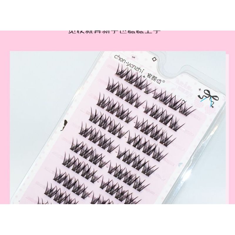 LuxeFlutter - Glue-Free Natural Cluster False Lashes