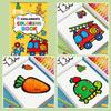 Children's Coloring Book Set: Cars, Dinosaurs & Princesses for Ages 3-6
